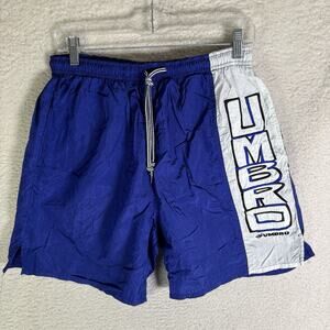 Vintage Umbro Shorts Mens Large Nylon Mesh Lined Big Logo 80s 90s Gym Athletic